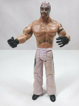 2005 Jakks Pacific WWE Rey Mysterio Mexican Tattoo &amp; White Gear 7&quot; Figur... - $12.60
