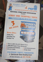 Vintage 1997 NSRA Street Rod Nationals North Kalamazoo MI Fairgrounds 12 x 20 - £28.63 GBP