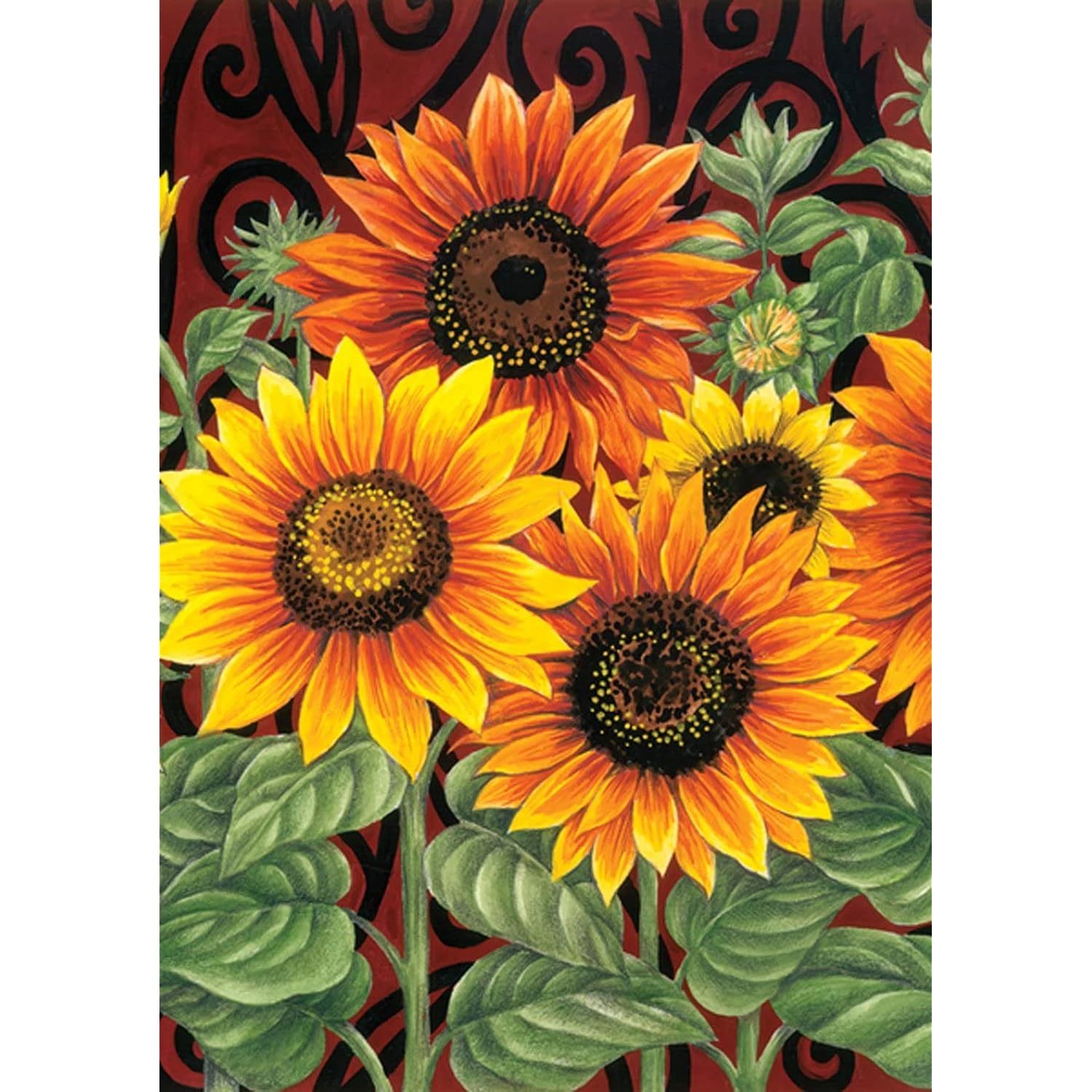 Toland Home Garden 110555 Sunflower Medley Fall Flag 12x18 Inch Double Sided for - £16.58 GBP