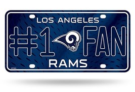 Los Angeles Rams License Plate #1 Fan - $38.99