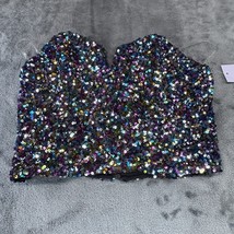 SO Sequin Bustier Top Sz L NWT  - $29.99