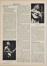 1960 Magazine Photo Article Folk Music Frenzy Pete Seeger &amp; Joan Baez - £12.82 GBP