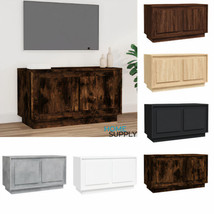 Modern Wooden Rectangular TV Tele Cabinet Stand Storage Unit With 2 Doors Wood - £41.81 GBP+