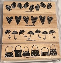 Stampin Up! Weather Or Not Wood Rubber Stamp Set - £11.11 GBP