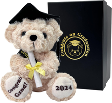 Graduation Bear Class of 2024 -Adorable Graduation Gifts for Boys and Girls- Gra - £21.32 GBP