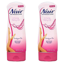 NEW Nair Hair Remover Lotion with Baby Oil For Smooth Skin 9 Ounces (2 P... - $23.39