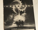 Threshold Tv Guide Print Ad Brent Spinner TPA9 - £4.66 GBP