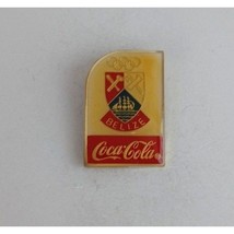 Vintage Coca-Cola Belize Olympic Lapel Hat Pin - £10.34 GBP