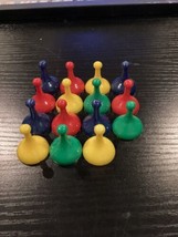 Vintage 1972 Sorry Replacement Pieces Pawns Red, Yellow, Blue, Green Tot... - $9.89
