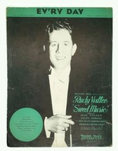 Vintage 1934 Sheet Music Rudy Vallee In Sweet Music Ev&#39;ry Day Remick Music - £7.66 GBP