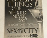 Sex And The City Tv Guide Print Ad Sarah Jessica Parker TPA11 - $5.93