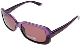 Emporio Armani Sunglasses Women Rectangular Violet Pink EA9547 N3Z - £74.45 GBP