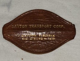 VTG Leather Dayton Transport Corp Coin Pouch Virginia Harrisonburg Trucking - £23.97 GBP