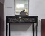 Antique Lacquered Asian Console Table & Mirror - $1,303.40