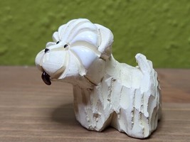 Artesania Rinconada 212 White Terrier Puppy Dog Figurine Classic Collection VTG - £23.73 GBP