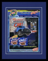 Chips Ahoy 2002 Armored Car Game Framed 11x14 Advertisement - $34.64