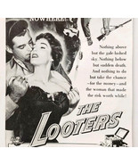 1955 The Looters Movie Film Advertisement Rory Calhoun Julie Adams DWQQ7 - $371.27 MXN
