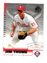 2004 SP Authentic #85 Jim Thome Philadelphia Phillies - £2.38 GBP