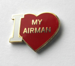 Usaf Air Force I Love My Airman Lapel Pin Badge 7/8THS Inch - £4.19 GBP
