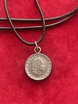 Italian coin pendant choker - £10.22 GBP