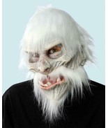 White Warrior Mask Ice Monster Winter Creature Zombie Halloween Costume ME1002 - £58.52 GBP