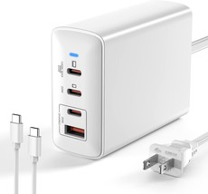 100W Usb C Charger 4 Port Fast Ga N Iii Usb Charging Station 3 Usb C Usb A Multip - $92.93