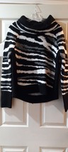 New Morgyn Tiger Women Sweater Size Small Oversized RD Style - £47.95 GBP