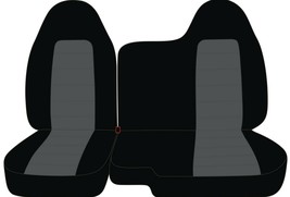 Truck seat covers Fits Ford Ranger 1998-2003 60/40 Bench seat Black and Charcoal - $89.99