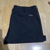 IZOD Golf Pants Mens Black Flat Front Straight Leg Athletic Size Actual ... - $289.13 MXN