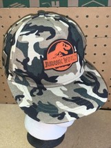 Universal Studios Jurassic World Dinosaur Camouflage Baseball Hat snapback Youth - £15.21 GBP