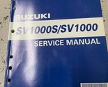 2003 2004 2005 SV1000S/SV1000 Service Atelier Réparation Manuel 99500-39... - £81.18 GBP
