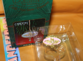Carlton Cards Heirloom Little Treasures Holly &amp; Berries 10th Anniv Ornament 148 - £14.07 GBP