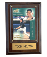 Todd Helton Baseball Card Framed 1998 Pacific Aurora Colorado Rockies Fi... - $24.40 CAD