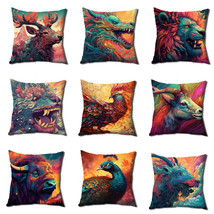Set of 2/4/6 Magical Beast Cushion Covers Decorative Throw Pillow Case 18X18inch - £11.51 GBP+