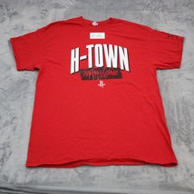 Houston Astros Shirt Men XL Red Port Company H Town Run as one 2018 Playoffs Tee - $21.76