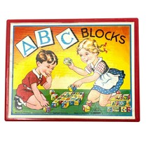 Vintage Eichhorn ABC Blocks Picture Puzzles Fairy Tales Case Germany COM... - $34.60