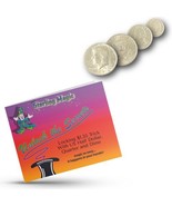 Ted&#39;s Sterling Magic Locking $1.35 Trick With US Half Dollar, Quarter an... - £19.61 GBP