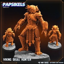 3D Printed Papsikels Viking Skull Hunter SEPTEMBER 2024 SCIFI 28mm 32mm - $6.64+