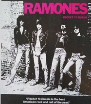 Ramones Rocket To Russia Vintage Music Magazine Ad 1978 Original Punk Rock Art - £16.95 GBP