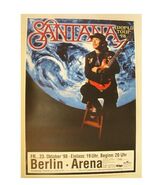 Póster De La Gira Alemana De Santana Berlín - $62.72 CAD