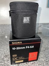 Sigma 10-20mm f/4-5.6 Case and Box ONLY - $28.50