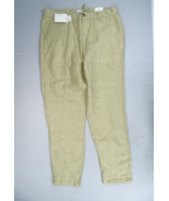 Porter &amp; Ash Mens Chino Linen Biodegradable sustainable Pants Beige Sz 3... - £30.24 GBP
