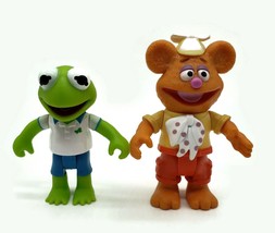 Vintage Disney 1986 Fozzie And Kermit Muppet Babies Figures - £9.90 GBP