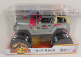 Matchbox Jurassic World 93 Jeep Wrangler 1:24 Scale Die-Cast Metal Park ... - $29.65