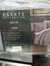 Purple Estate Collection Marseille 3 Piece Full/Queen Quilt Set 781kb - £29.76 GBP