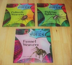 Library of Spiders: Funnel Weavers, Cobweb Weavers, Fishing Spiders Science HC - £15.92 GBP