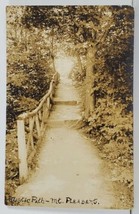 Rppc Beautiful View Of Rustic Path Mt. Pleasant Real Photo Postcard Q14 - £19.80 GBP