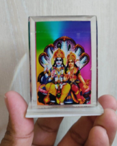 Lord Vishnu Laxmi Lakshmi Yantra Yantram Narayana Photo Stand Energized - £7.56 GBP