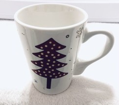 California Pantry 2010 Holiday Christmas Mug- White With Red Polka Dot Tree - £8.56 GBP