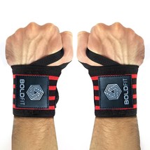 Wrist Supporter for Gym Wrist Band for Men Gym &amp; Women with Thumb Loop Straps - - £19.87 GBP